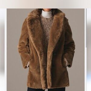 J. Crew Faux Fur Coat